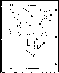 Section 9 Diagram and Parts List for 212-2JM P54655-65R Amana Air Conditioner
