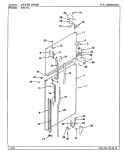 Part Location Diagram of 72042-7-AM Whirlpool PANEL, OUTER DOOR NLA