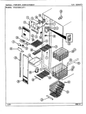 FREEZER COMPARTMENT Diagram and Parts List for RSD2200CAE DM11A Maytag Refrigerator