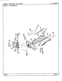 OPTIONAL ICE MAKER (RAE3100AAX) Diagram and Parts List for RSD2200CAE DM11A Maytag Refrigerator