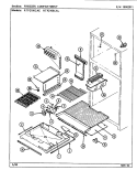 FREEZER COMPARTMENT Diagram and Parts List for RTP2100CAL DH75A Maytag Refrigerator