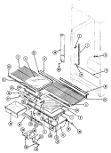 Part Location Diagram of 68757-2 Whirlpool Shelf Support