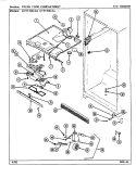 FRESH FOOD COMPARTMENT Diagram and Parts List for RTP1700CAE DH32A Maytag Refrigerator