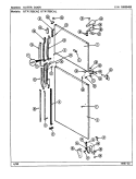 OUTER DOOR Diagram and Parts List for RTP1700CAE DH32A Maytag Refrigerator
