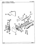 OPTIONAL ICE MAKER KIT (RAE3100AAX) Diagram and Parts List for RTP1700CAE DH32A Maytag Refrigerator