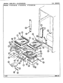 SHELVES & ACCESSORIES Diagram and Parts List for RTD21E0CAL  Maytag Refrigerator
