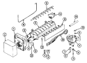 ICE MAKER Diagram and Parts List for RSW22E0CAE DM35A Maytag Refrigerator