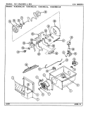 ICE CRUSHER & BIN Diagram and Parts List for RSW2400CAW DM81A International Refrigerator