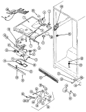 Part Location Diagram of 69425-1 Whirlpool SOCKET, LIGHT