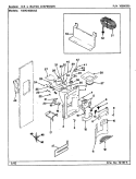 ICE & WATER DISPENSER Diagram and Parts List for RSW2400BAE CM86A International Refrigerator