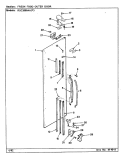 FRESH FOOD OUTER DOOR Diagram and Parts List for RSC2000AAW CM01A Maytag Refrigerator