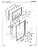INNER DOOR Diagram and Parts List for RTD2100AAW CH71B Maytag Refrigerator