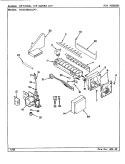 OPTIONAL ICE MAKER KIT Diagram and Parts List for RTD2100AAW CH71B Maytag Refrigerator