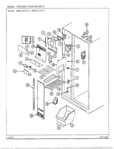 Part Location Diagram of 66649-6 Maytag DISCONTINUED