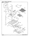 FREEZER COMPARTMENT Diagram and Parts List for RTD1700AAW CH31A Maytag Refrigerator