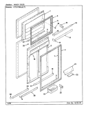Part Location Diagram of 67003-2 Whirlpool LINER FRZ DOOR