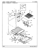FREEZER COMPARTMENT Diagram and Parts List for RTW2201AAL CH89B Maytag Refrigerator