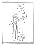 Part Location Diagram of 72042-3-WW Whirlpool Panel, frz. door (wht