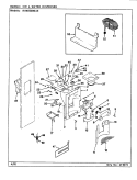 ICE & WATER DISPENSER Diagram and Parts List for RSW2200BAE CM36A Maytag Refrigerator