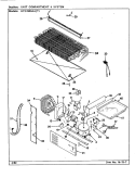 UNIT COMPARTMENT & SYSTEM Diagram and Parts List for RTD1900AAL CH59B Maytag Refrigerator