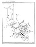 SHELVES & ACCESSORIES Diagram and Parts List for RTD1900AAL CH59B Maytag Refrigerator
