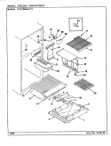FREEZER COMPARTMENT Diagram and Parts List for RTD1900AAL CH59B Maytag Refrigerator