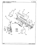 ICE MAKER KIT (RAE3100AAX) Diagram and Parts List for RSD2000AAW CM05A Maytag Refrigerator