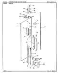 FRESH FOOD OUTER DOOR Diagram and Parts List for RSD24A BM41B Maytag Refrigerator