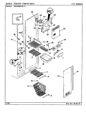 FREEZER COMPARTMENT Diagram and Parts List for RSD2400AAL CM41B Maytag Refrigerator