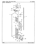 FRESH FOOD OUTER DOOR Diagram and Parts List for RSD2400AAL CM41B Maytag Refrigerator