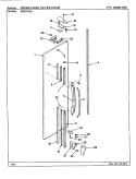 FRESH FOOD OUTER DOOR Diagram and Parts List for ERSW24A AM85A Maytag Refrigerator