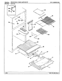 FREEZER COMPARTMENT Diagram and Parts List for RTC15A AH01E Maytag Refrigerator