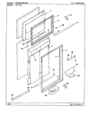 INNER DOOR Diagram and Parts List for RTC15A AH01E Maytag Refrigerator