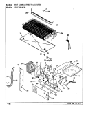 UNIT COMPARTMENT & SYSTEM Diagram and Parts List for RTC1700AAL CH26B Maytag Refrigerator