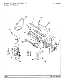 OPTIONAL ICE MAKER KIT (RAE3100AAX) Diagram and Parts List for RTC1700AAL CH26B Maytag Refrigerator