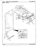 FRESH FOOD COMPARTMENT Diagram and Parts List for RTD23A AH93A Maytag Refrigerator