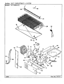 UNIT COMPARTMENT & SYSTEM Diagram and Parts List for RTC1500AAW CH01A Maytag Refrigerator