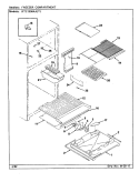 FREEZER COMPARTMENT Diagram and Parts List for RTC1500AAW CH01A Maytag Refrigerator