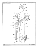 OUTER DOOR Diagram and Parts List for RTC1500AAW CH01A Maytag Refrigerator