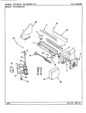 OPTIONAL ICE MAKER KIT Diagram and Parts List for RTC1500AAW CH01A Maytag Refrigerator
