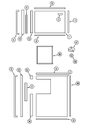 Part Location Diagram of 69085-3 Whirlpool WIRE, GROUND