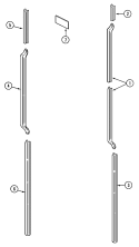 HANDLE KIT Diagram and Parts List for RAX2000CXB  Maytag Refrigerator