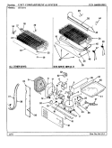 UNIT COMPARTMENT & SYSTEM Diagram and Parts List for RTS19A 9E09A Maytag Refrigerator