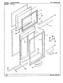 DOOR (INNER) Diagram and Parts List for RTS19A 9E09A Maytag Refrigerator