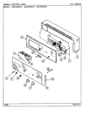 CONTROL PANEL Diagram and Parts List for CWG3020BAB  Maytag Wall Oven