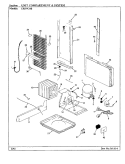 UNIT COMPARTMENT & SYSTEM Diagram and Parts List for ERSW24B BM86A Maytag Refrigerator