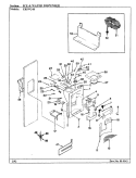 ICE & WATER DISPENSER Diagram and Parts List for ERSW24B BM86A Maytag Refrigerator