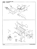 ICE MAKER & BIN Diagram and Parts List for ERSW24B BM86A Maytag Refrigerator