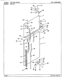 OUTER DOOR Diagram and Parts List for RTC19A BH55A Maytag Refrigerator