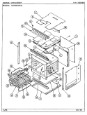 OVEN Diagram and Parts List for CWE5020BCB  Maytag Wall Oven